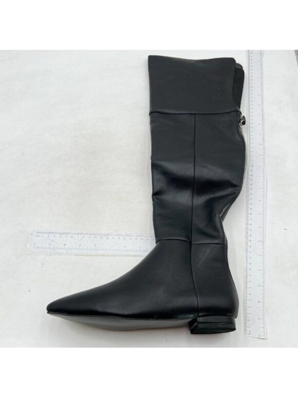 Knee High Boots for Women Pointed Toe Tall Boots, Trendy and Comfort Black